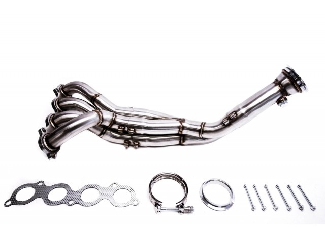 Private Label MFG Power Driven K-Series Header with 3" V-band Collector [ RSX/EP3 ]