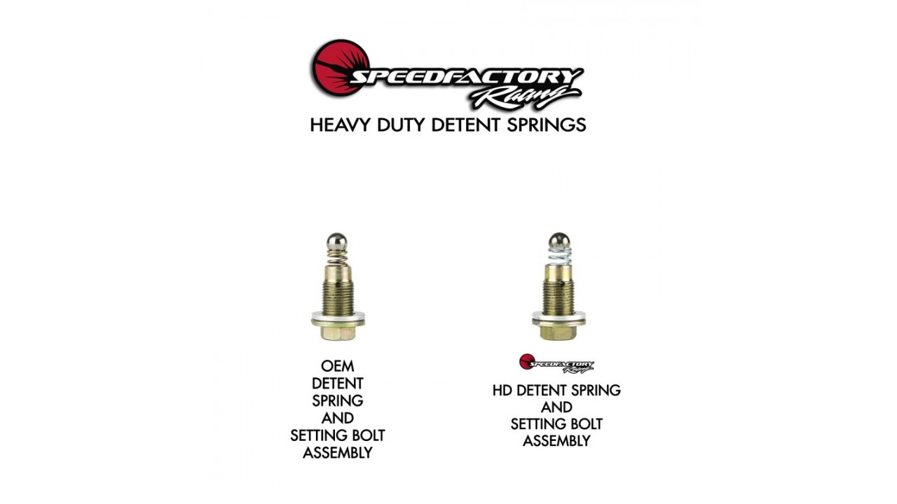 SpeedFactory Heavy Duty Detent Spring Kit