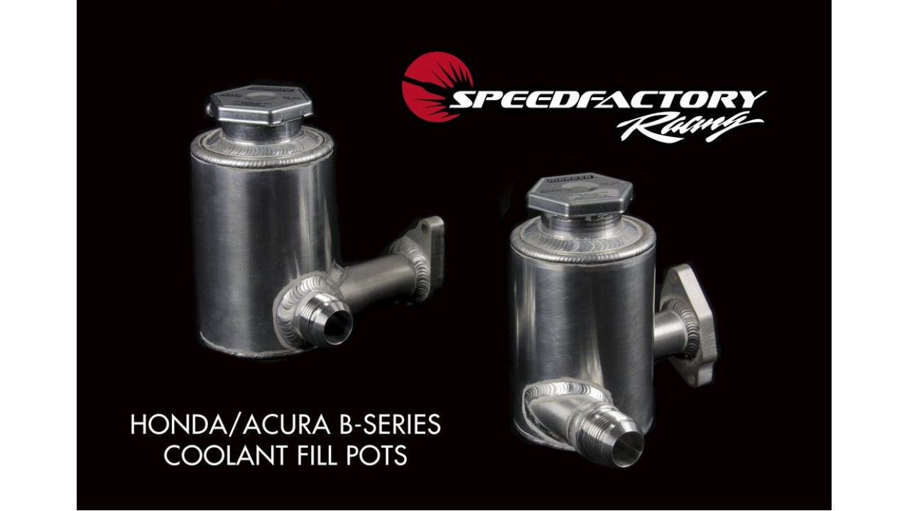 SpeedFactory Honda/Acura B-Series Race Cooling System Fill Pots